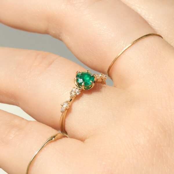 Holiday Emerald Ring - Image 3