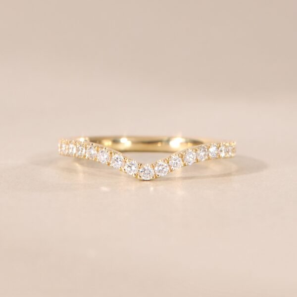 Fairy Light Supreme Eternity Diamond Curved Band - Image 7