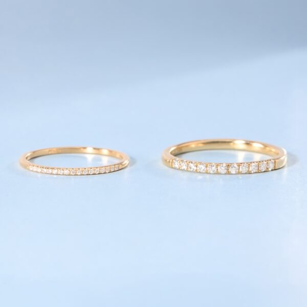 Fairy Light Supreme Demi-Pavé Diamond Band - Image 5