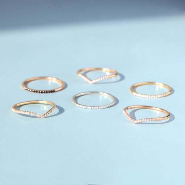 Fairy Light Eternity Diamond Band - Image 8