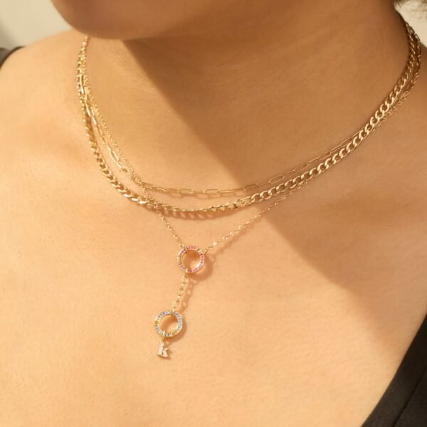 Memento Custom Gold Charm Holder Necklace,Memento Custom Gold Charm Holder Necklace - Image 15