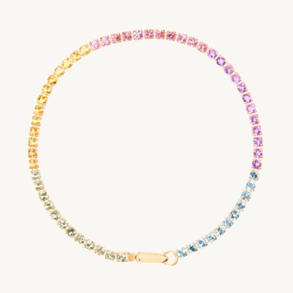 Harlequin Rainbow Tennis Bracelet