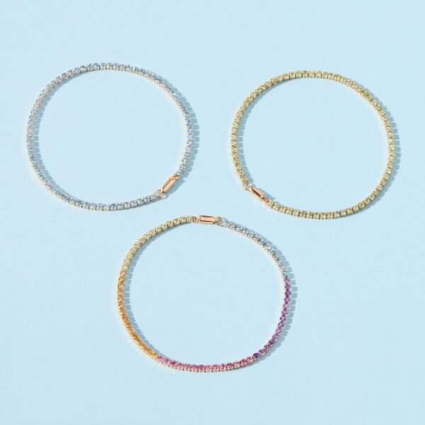 Harlequin Rainbow Tennis Bracelet - Image 8