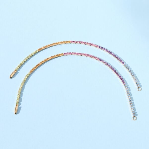 Harlequin Rainbow Tennis Bracelet - Image 7