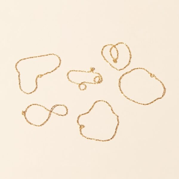 Hundred Summers Gold Chain Ring - Image 10