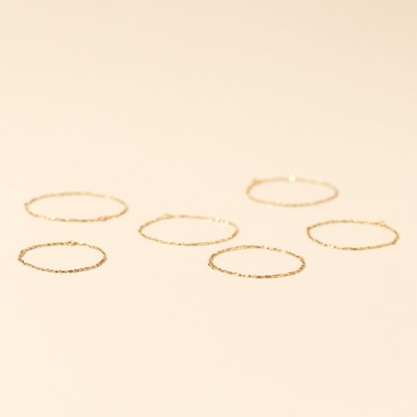 Hundred Summers Gold Chain Ring - Image 11