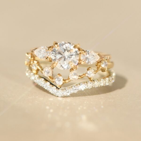 Fairy Light Supreme Eternity Diamond Curved Band - Image 8