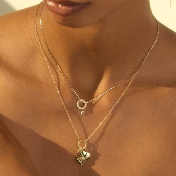 Memento Custom Gold Charm Holder Necklace,Memento Custom Gold Charm Holder Necklace - Image 17