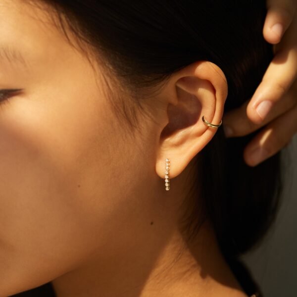 One O'Clock Tennis Earring, Petite (single) - Image 2