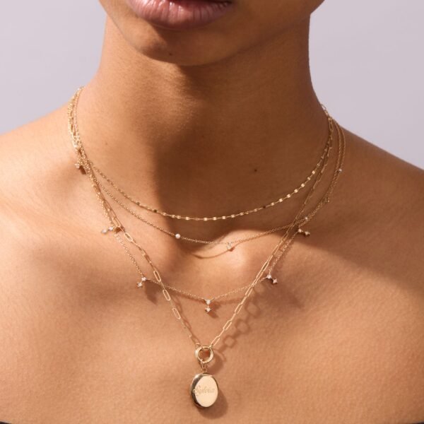 Dollhouse Oval Gold Locket, Grand - Image 4