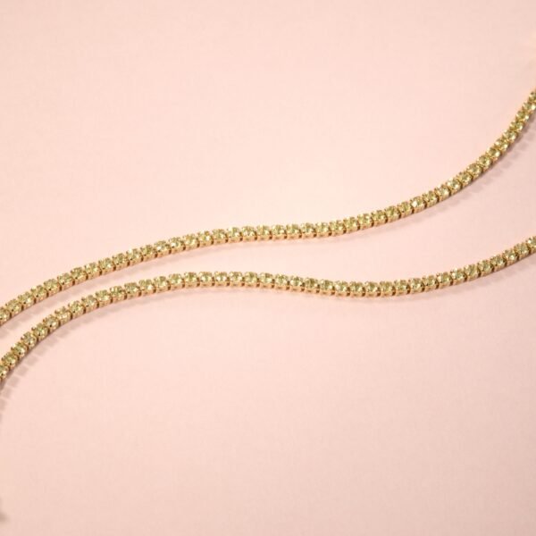 Harlequin Peridot Tennis Bracelet - Image 5
