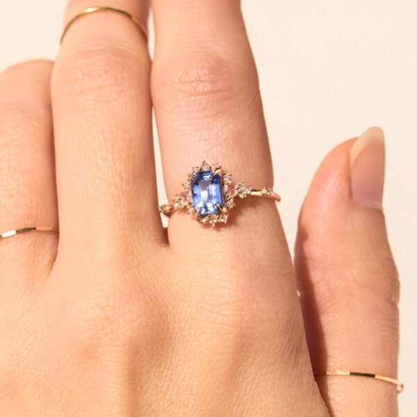 Night at the Ballet Sapphire Ring - Image 2