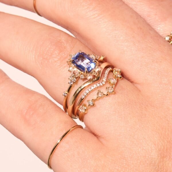 Night at the Ballet Sapphire Ring - Image 5