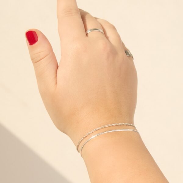 Swimming Pool Bracelet, Silver - Image 5