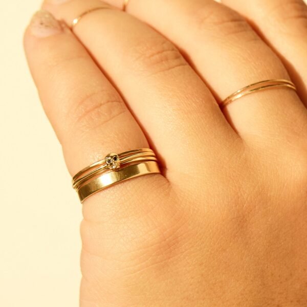 Together Forever Skull Ring, Black Diamond - Image 4