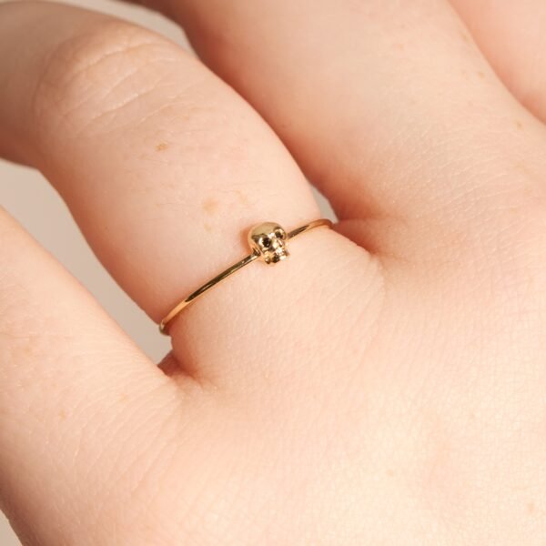 Together Forever Skull Ring, Black Diamond - Image 2