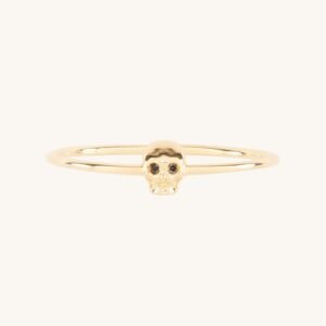 Together Forever Skull Ring, Black Diamond