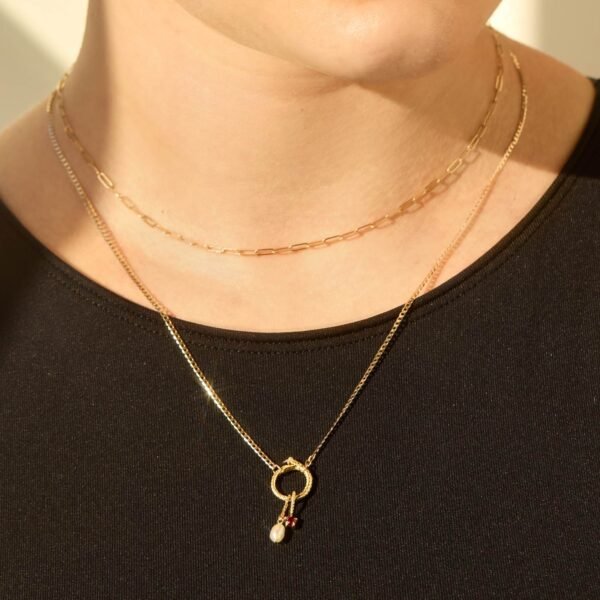 Memento Custom Gold Charm Holder Necklace,Memento Custom Gold Charm Holder Necklace - Image 19