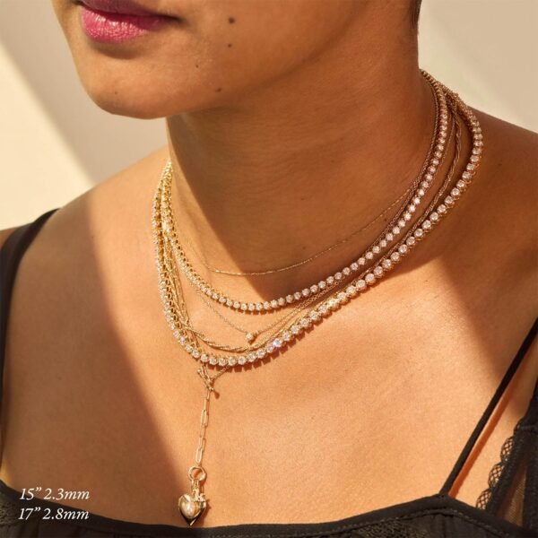 One O'Clock Tennis Necklace - Image 11