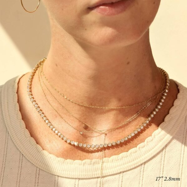 One O'Clock Tennis Necklace - Image 9