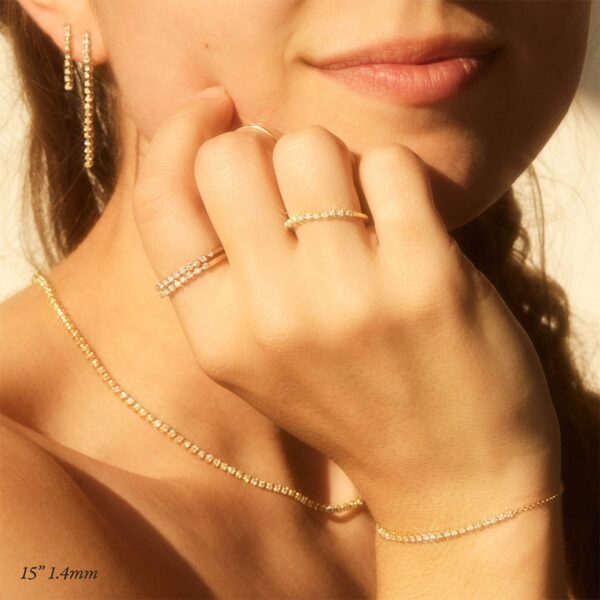 One O'Clock Tennis Necklace - Image 13