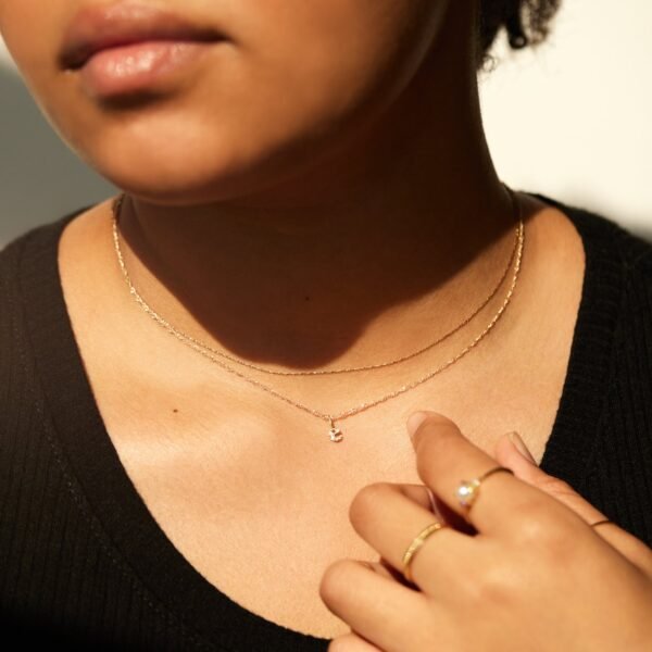 Diamond Tiniest Alphabet Charm - Image 4