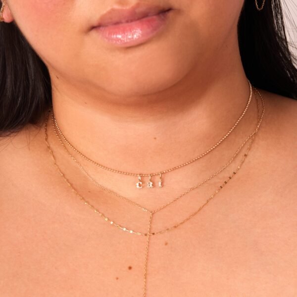 Diamond Tiniest Alphabet Charm - Image 6