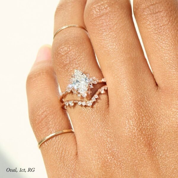 Night at the Ballet Curved Diamond Band - Image 4