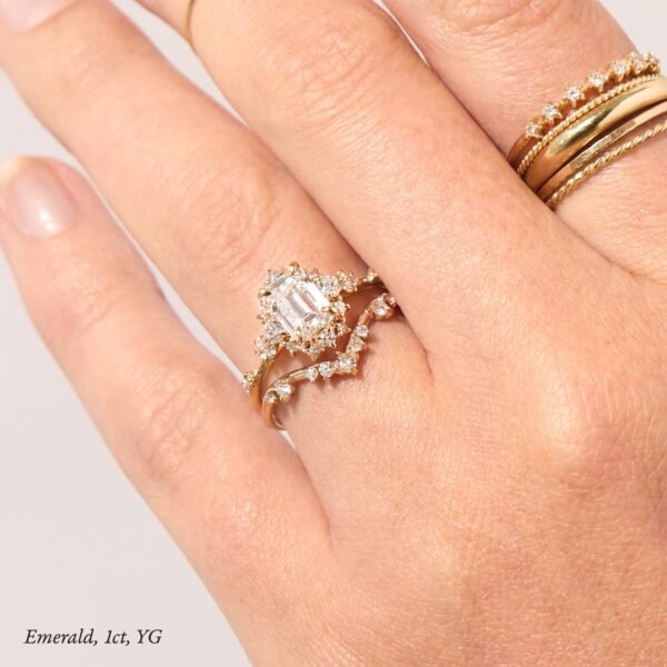 Night at the Ballet Lab-Grown Diamond Ring, Emerald Cut - Image 5