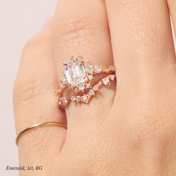 Night at the Ballet Lab-Grown Diamond Ring, Emerald Cut - Image 4