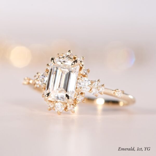 Night at the Ballet Lab-Grown Diamond Ring, Emerald Cut - Image 6
