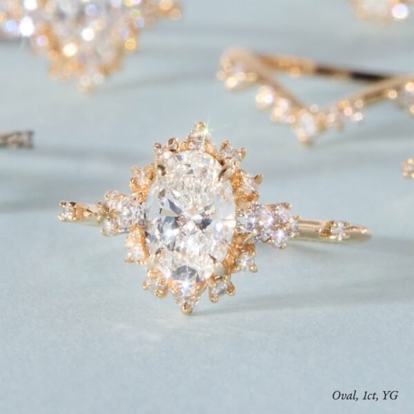 Night at the Ballet Lab-Grown Diamond Ring, Oval - Image 7