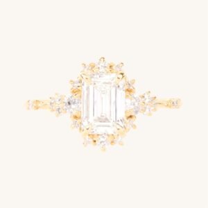 Night at the Ballet Lab-Grown Diamond Ring, Emerald Cut