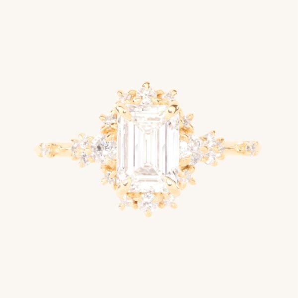 Night at the Ballet Lab-Grown Diamond Ring, Emerald Cut