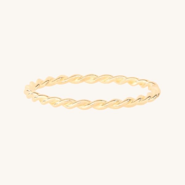 Grand Twisted Stacker Ring