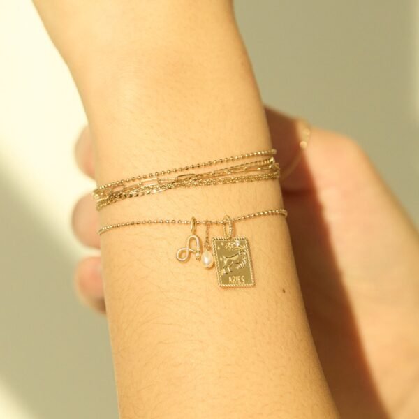 Twelve Stars Zodiac Charm, Gold & Diamond - Image 9