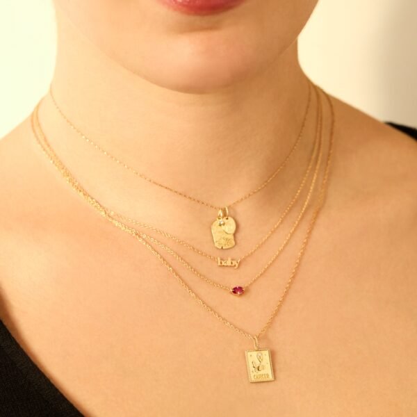 Twelve Stars Zodiac Charm, Gold & Diamond - Image 10