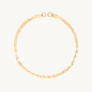 Entwined Braided Chain Bracelet