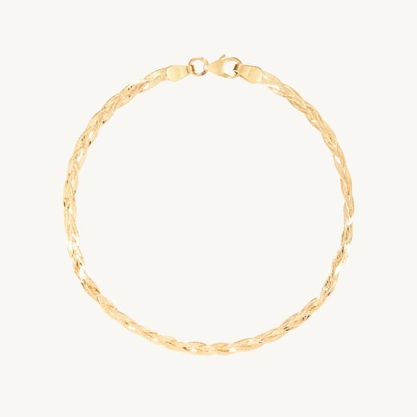 Entwined Braided Chain Bracelet