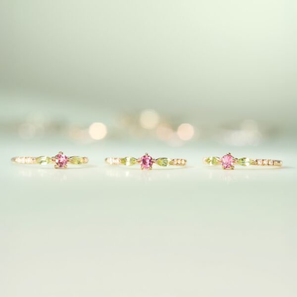 Tourmaline Rosette Ring - Image 8