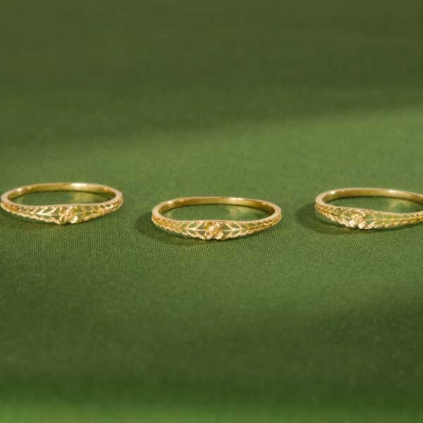 Little Blossom Gold Ring - Image 8