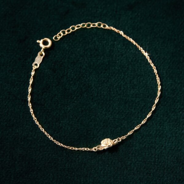 Rosette Gold Bracelet - Image 7