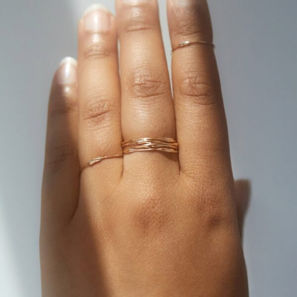 Painter's Gold Stacking Ring - Image 2