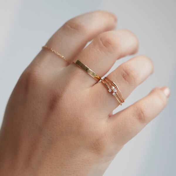 Painter's Gold Stacking Ring - Image 5