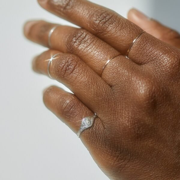 Baby Cygnet Ring, Silver - Image 4