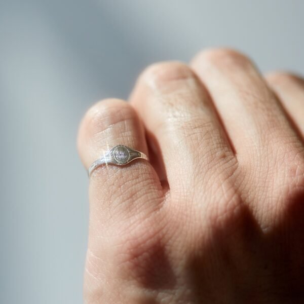 Baby Cygnet Ring, Silver - Image 5
