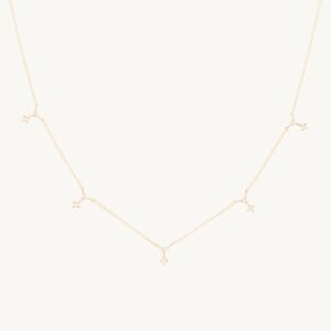 Diamond Moon Necklace