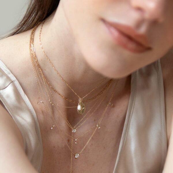 Diamond Moon Necklace - Image 7