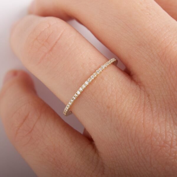 Fairy Light Eternity Diamond Band - Image 2