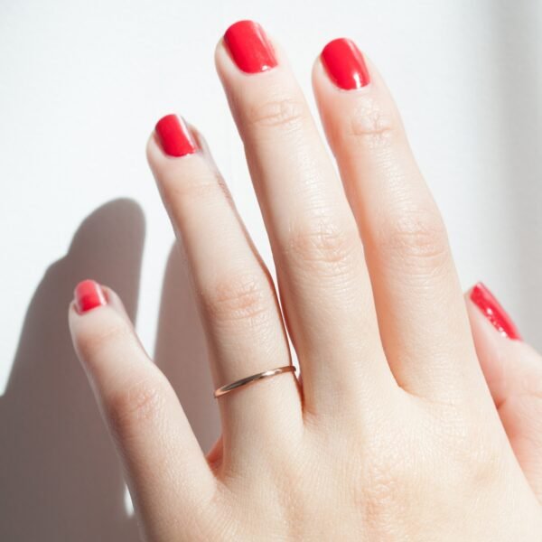 Catbird Classic Wedding Bands, Half Round Band, 1mm - Image 3